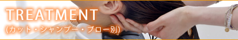 TREATMENT(カット・シャンプー・ブロー別)